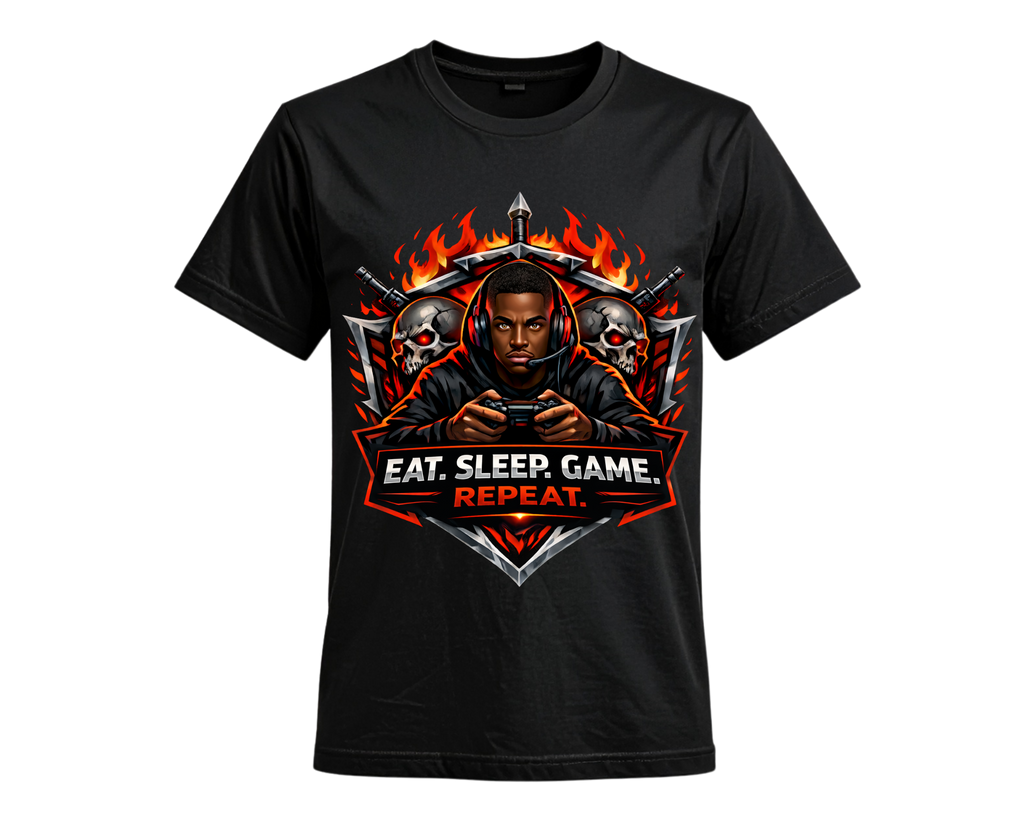 Eat, Sleep, Game T-shirt
