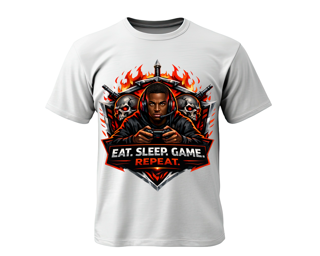Eat, Sleep, Game T-shirt