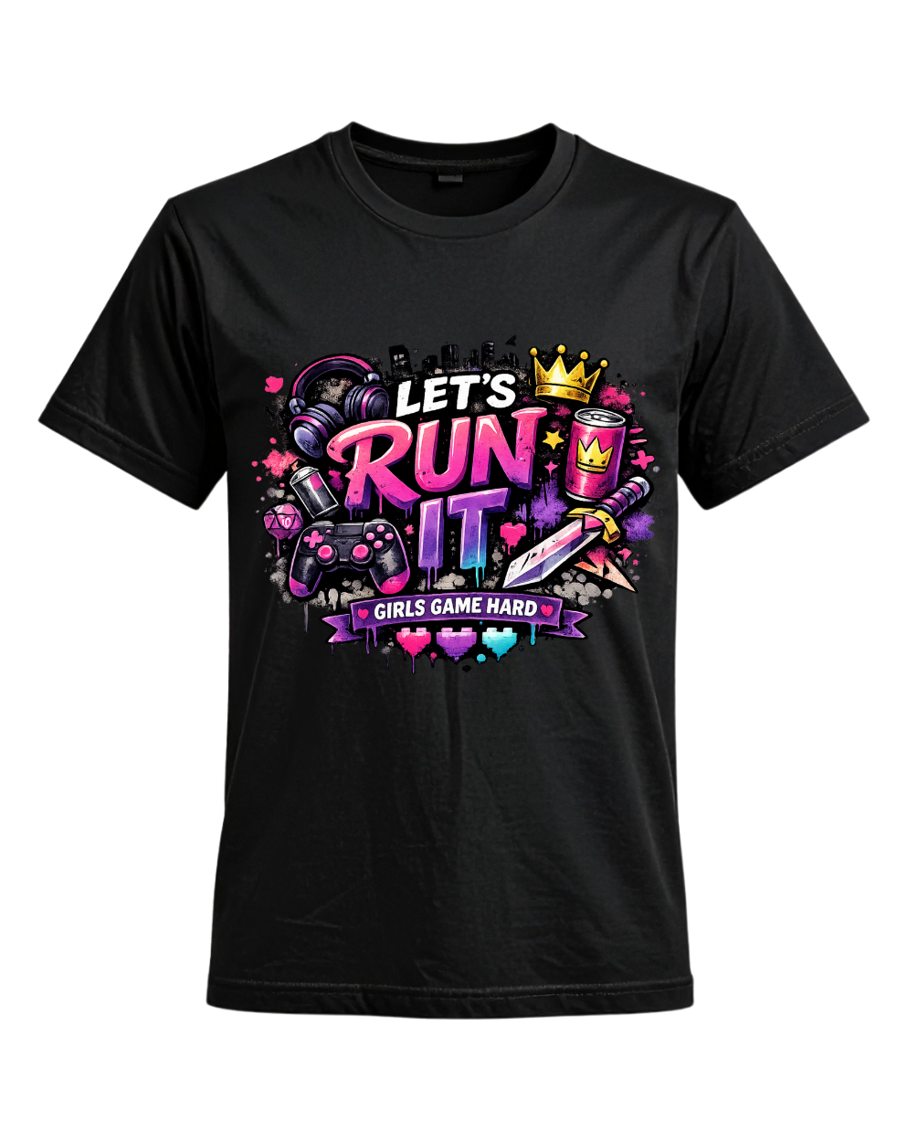 Lets Run It Gamer T-Shirt