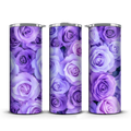 Purple Rose Tumbler