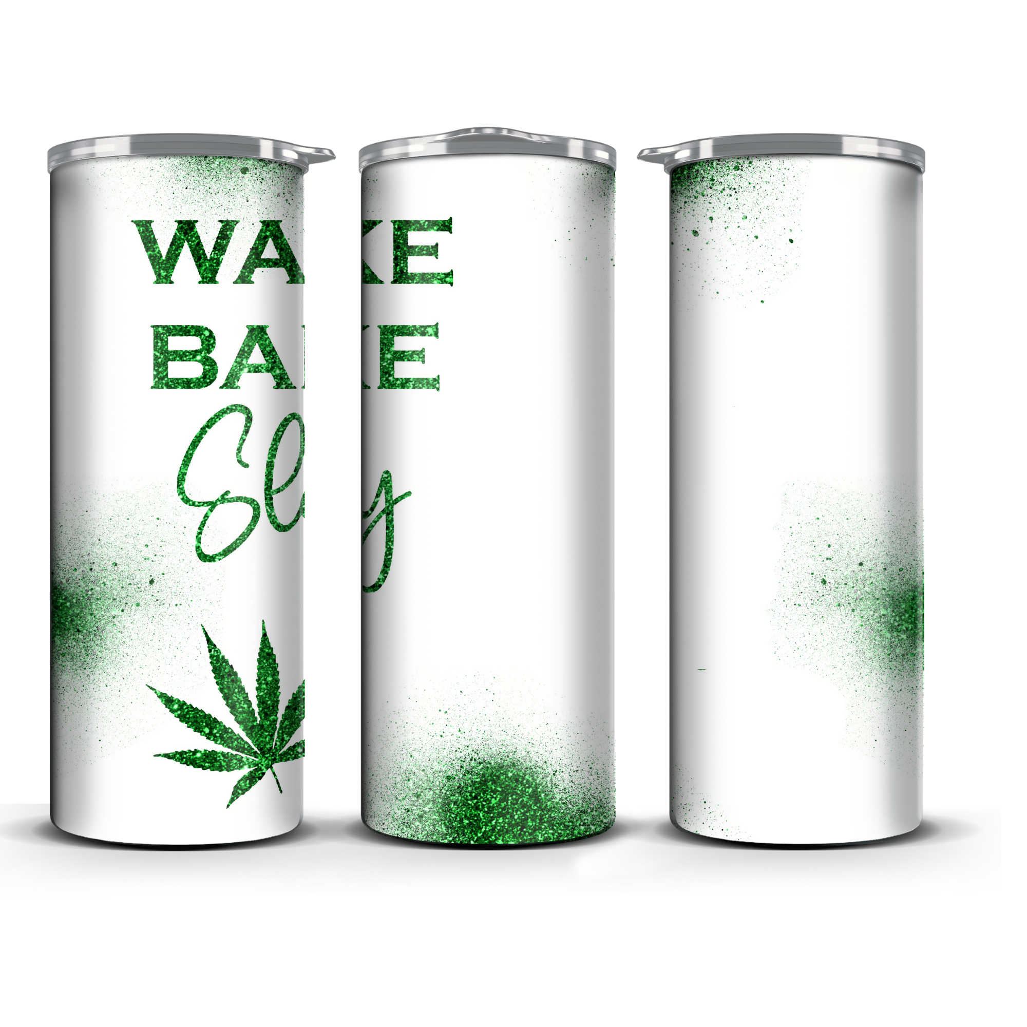Wake, Bake, & Slay tumbler